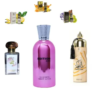Fragrance World Edition Rose + Otoori Jameela + Otoori Oud Simple + 3 мини парфюмни масла