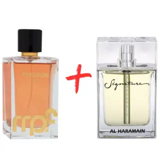 My Perfumes Freedom + Al Haramain Signature Silver 